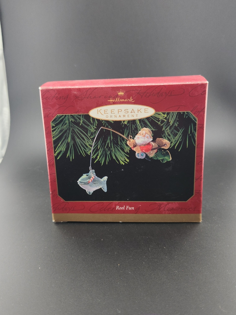 Hallmark 1999 Keepsake Christmas Holiday Ornament - "Reel Fun"